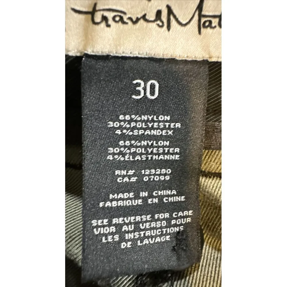 Travis Mathew Open to Close Golf Every Day Lightweight Pants Black Mens‎ Size 30